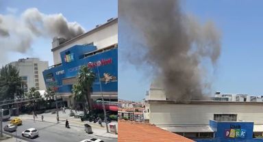 İzmir'deki AVM'de korkutan yangın… Tahliye edildi!