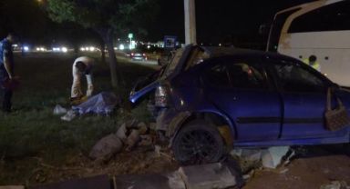 Kütahya’da feci kaza: 1 ölü, 4 yaralı