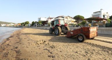 Menderes plajları sezona hazırlanıyor