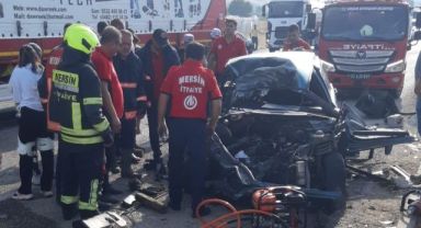 Mersin’de zincirleme kaza