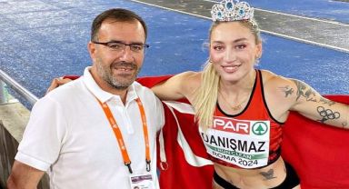 Milli atlet Tuğba Danışmaz rekor kırarak olimpiyat kotası aldı
