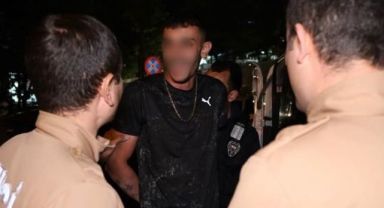 Polisten kaçtı... yakalanınca gülerek 'Türk polisinden kaçılmaz' dedi