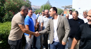 Başkan Eşki'den Ayakkabıcılar Sitesi’ne ziyaret