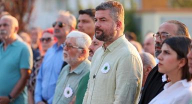 Buca’da Srebrenitsa için duygu dolu anma töreni