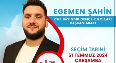 CHP Bayındır'dan Gençlik Kolları için Egemen Şahin yola çıktı!