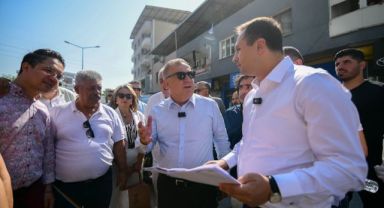 Gökhan Zeybek'ten Bornova'ya ziyaret... Projeleri yerinde inceledi!