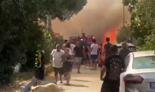 İzmir'de korkutan yangın!