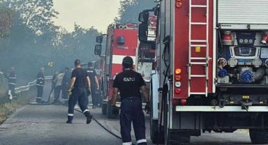 Komşudaki yangına Türkiye’den destek
