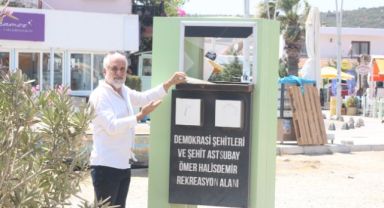 Seferihisar’da şehidin adı verilen alanın son hali hayrete düşürdü!