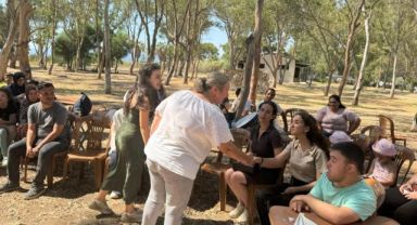 Selçuk ve Kemalpaşa'nın engelsiz çocukları Pamucak' ta buluştu