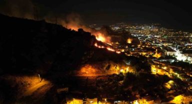 Tokat’ta havai fişek yangına neden oldu
