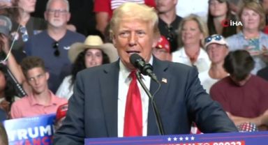 Trump’tan suikast girişimi sonrası ilk seçim mitingi