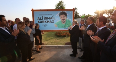 Ali İsmail Korkmaz Parkı Güzelbahçe’de açıldı