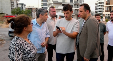 Başkan Eşki güneşi Erzene Mahallesi'nde karşıladı