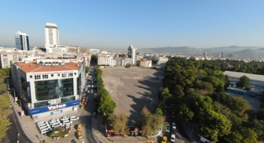 Belediye binasının yapımına karşılık Basmane Çukuru’ndan şartlı feragat