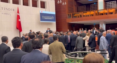 Can Atalay için toplanan Meclis oturumunda kavga!