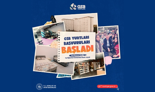 GSB Yurt başvuruları başladı