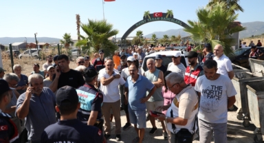 Menderes'te hobi bahçesinin yıkımında gerginlik: Vatandaşlara ek süre