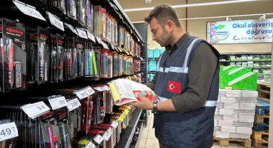Okulların açılması öncesi İzmir'de kırtasiyelere denetimi