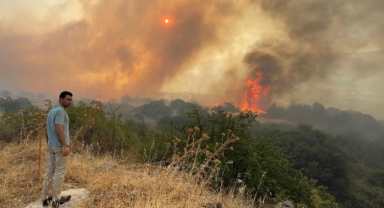 Yangının boyutu büyüyor… Başkan Önal: Yerleşim yerlerini boşaltıyoruz!