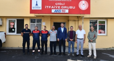 Başkan Yıldız’dan Çiğli İtfaiyesine anlamlı ziyaret
