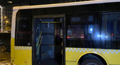 Beyoğlu’nda İETT otobüsünde korkutan yangın