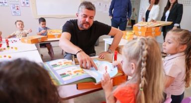 Buca Belediyesi’nden miniklere ücretsiz eğitim seti