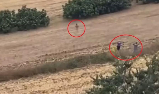 Filmleri aratmayan kovalamaca: Şüpheli kaçtı, polis tarlada kovaladı