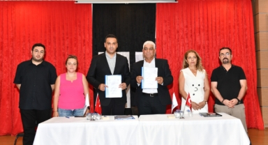 Çiğli'de memurları sevindiren imza