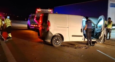 İzmir yolunda feci kaza... Yeni aldığı araç mezarı oldu!
