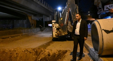 İZSU altyapıyı Bornova Belediyesi asfaltı tamamlıyor