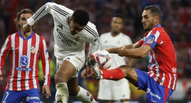 Olaylı Madrid derbisinde kazanan çıkmadı