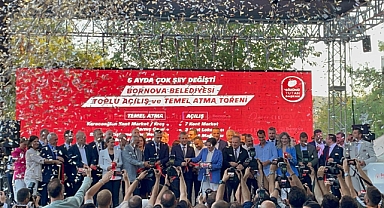 Özgür Özel'den Bornova'da toplu açılış… Ne mesajlar verdi?