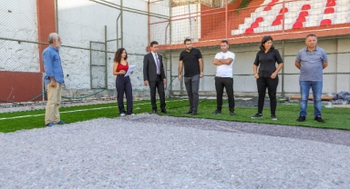 Bayraklı'da Şehit Ümit Boz Spor Tesisi yenileniyor
