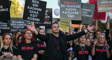 Bornova’da İstanbul Sözleşmesi için yürüyüş