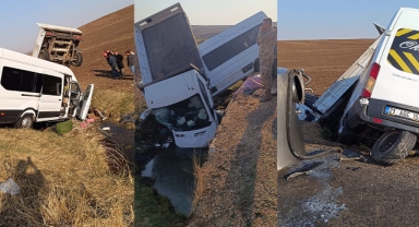 Diyarbakır’da feci kaza... 12’si öğretmen 14 yaralı