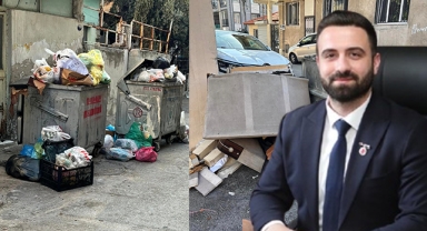 Gümüşpala Muhtarından belediyeye ‘çöp’ tepkisi!