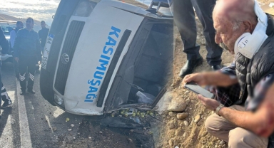 Malatya’da yolcu minibüsü devrildi: 17 yaralı