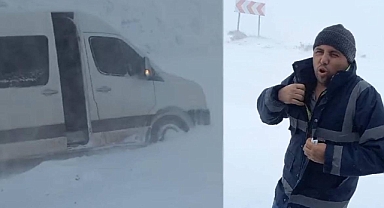 12 madenci karda mahsur kaldı!