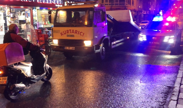 15 dakika arayla iki kez kaza yaptı