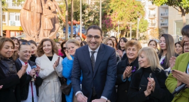 Balçova’dan kadın cinayetlerine tepki... Başkan Yiğit yerel yönetim eşitlik belgesini imzaladı