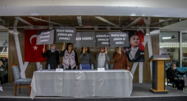 Bayraklı’dan kadına karşı şiddete güçlü mesaj!