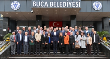 Bucalı muhtarlardan Başkan Duman’a topyekûn destek