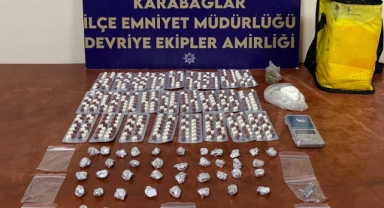 Çöpe de atsa gizleyemedi, zehir tacirini polis yakaladı!