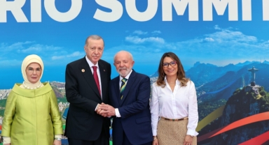 Cumhurbaşkanı Erdoğan, G20 Zirve’sinde resmi törenle karşılandı