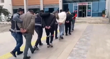 İzmir'de bir çete daha çökertildi... 8 gözaltı