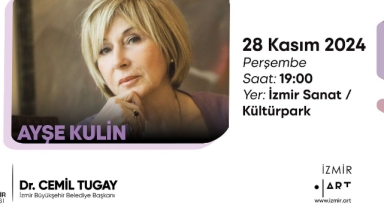 İzmir Sanat Söyleşileri’nin konuğu Ayşe Kulin olacak