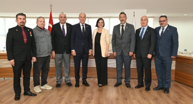 TEMAD tam kadro Başkan Helil Kınay’ı ziyaret etti