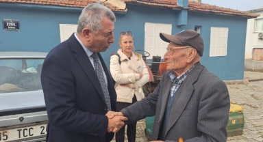 Başkan Günay vatandaşın kapısını çaldı