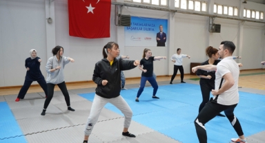 Bornova’da kadına karşı şiddetle mücadeleye destek